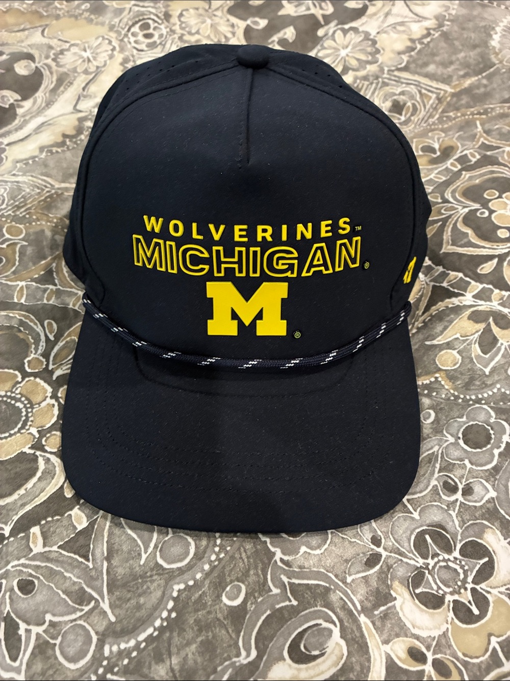 Michigan Wolverines '47 Unisex brrr° Rope Hitch Adjustable Hat - Navy